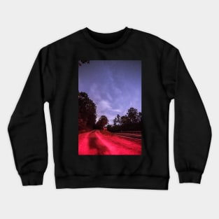 Evans City Cemetery Drive Way Home of Night Of the Living Dead IMG 1297-A Crewneck Sweatshirt